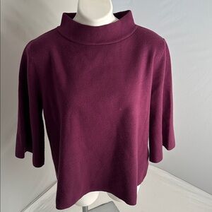 Avara Jackie plum knit top